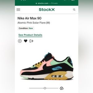 Nike Air Max 90
Atomic Pink Solar Flare (W)